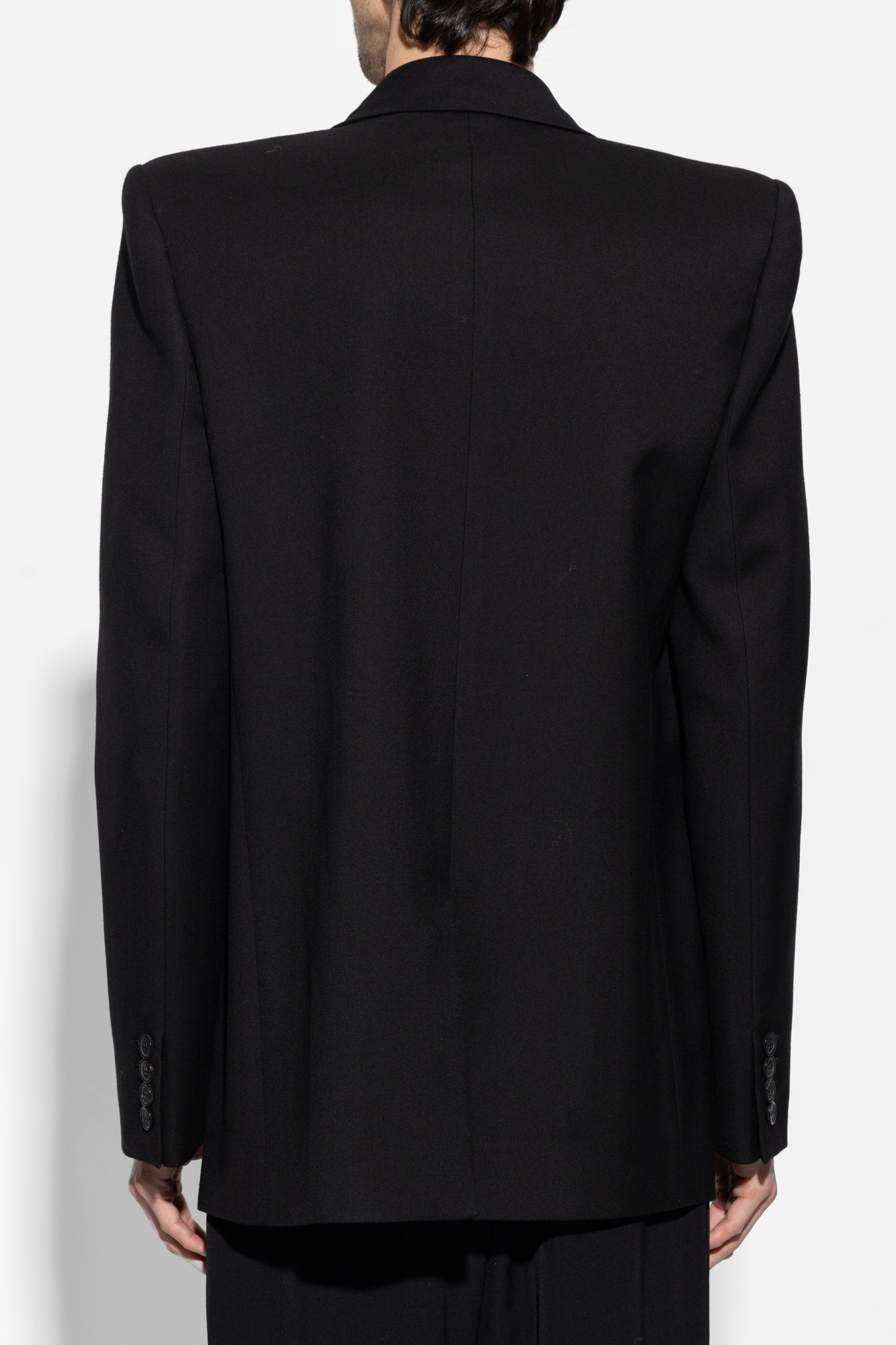【関税＆送料込み】Saint Laurent Double-Breasted Tuxedo Jac Saint Laurent Double-Breasted Lace Tuxedo Blazer | Neiman Marcus